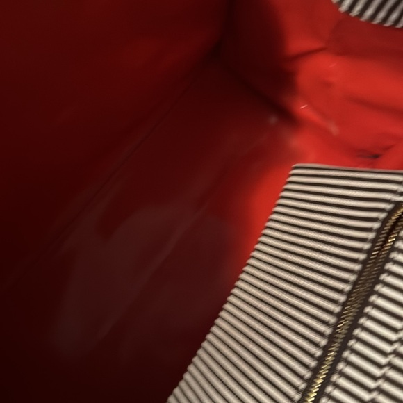 Henri Bendel Bag Stripe Canvas Tote, Pouch & Dust bag - Picture 15 of 16